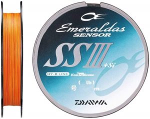 ダイワ(Daiwa) PEライン エメラルダスセンサー SS III +Si 150m 0.8号 11lb オレンジ