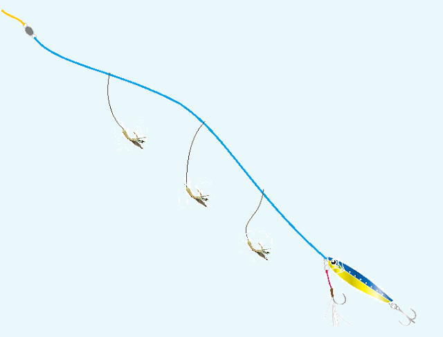 ジグサビキ にワーム 魚が釣れないときに使う最強の仕掛けを紹介